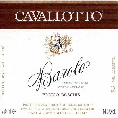 Cavallotto Barolo Bricco Boschis 1997 (6x75cl)