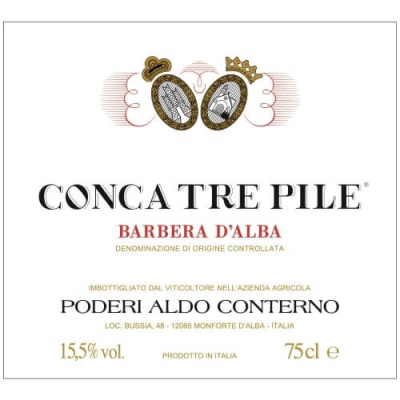 Aldo Conterno Barbera d'Alba Conca Tre Pile 2019 (6x75cl)