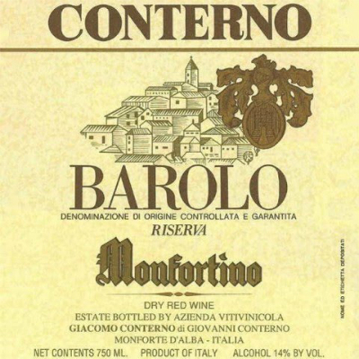Giacomo Conterno Barolo Riserva Monfortino 1999 (1x75cl)