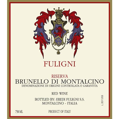 Fuligni Brunello di Montalcino Riserva 2019 (6x75cl)