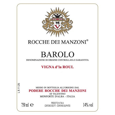 Rocche Dei Manzoni Barolo Vigna d'la Roul 2007 (6x75cl)