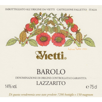Vietti Barolo Lazzarito 2017 (1x300cl)