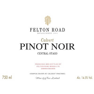 Felton Road Calvert Pinot Noir 2021 (6x75cl)