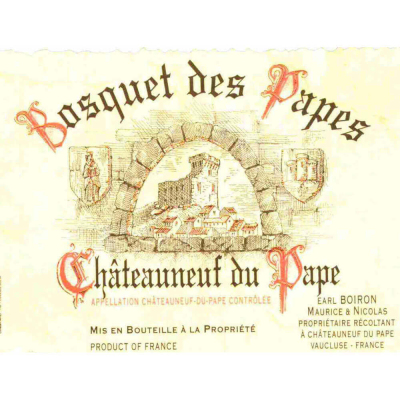 Bosquet des Papes Chateauneuf-du-Pape 2016 (6x150cl)