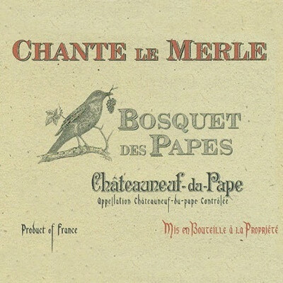 Bosquet des Papes Chateauneuf-du-Pape Chante Le Merle VV 2019 (12x75cl)