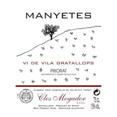Clos Mogador (Barbier) Priorat Manyetes Vi de Vila Gratallops 2016 (6x75cl)