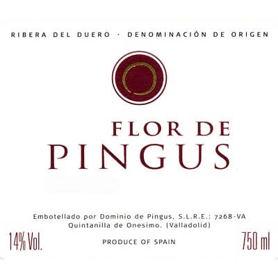 Pingus Flor de Pingus Ribera del Duero 2021 (6x75cl)