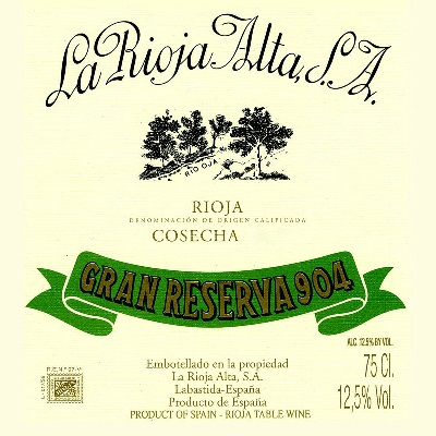 La Rioja Alta Gran Reserva 904 2010 (6x150cl)