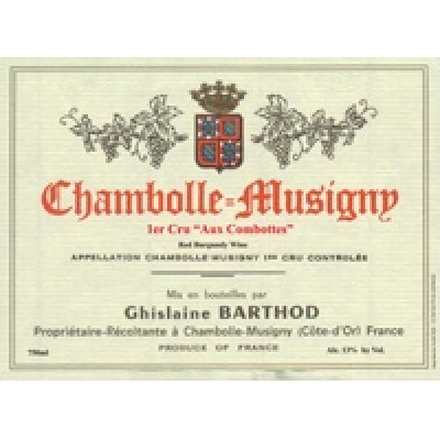 Ghislaine Barthod Chambolle-Musigny 1er Cru Aux Combottes 2022 (2x75cl)