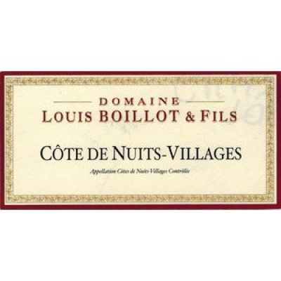 Louis Boillot Cote De Nuits Villages Rouge 2019 (12x75cl)