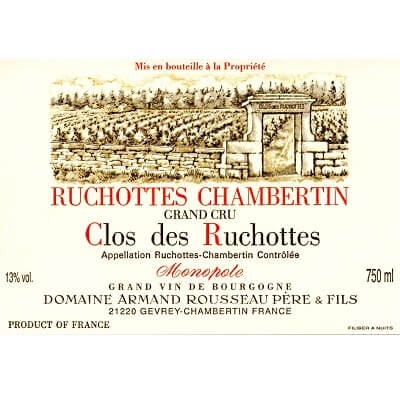 Armand Rousseau Ruchottes-Chambertin Grand Cru Clos des Ruchottes 2022 (1x75cl)