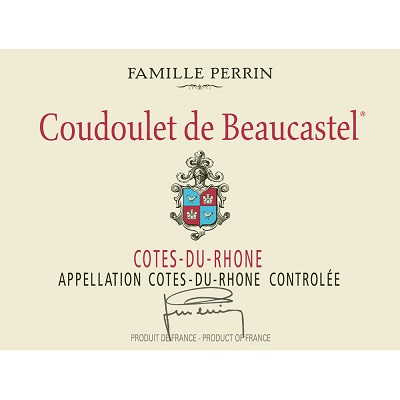 Beaucastel Cotes-du-Rhone Coudoulet de Beaucastel 2017 (12x75cl)