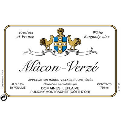 Leflaive Macon-Verze 2022 (1x150cl)