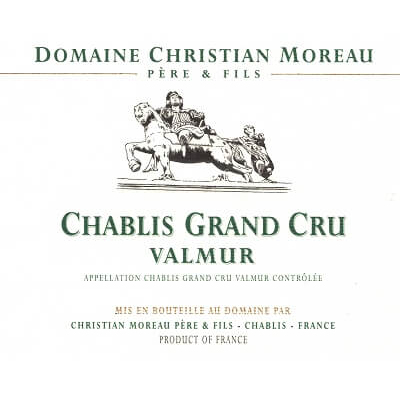 Christian Moreau Chablis Grand Cru Valmur 2020 (6x75cl)