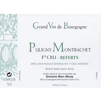Marc Morey & Fils Puligny-Montrachet 1er Cru Les Referts 2018 (6x75cl)