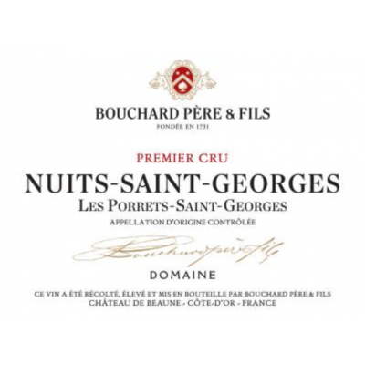Bouchard Pere et Fils Nuits-Saint-Georges 1er Cru Les Porrets Saint Georges 1997 (1x75cl)