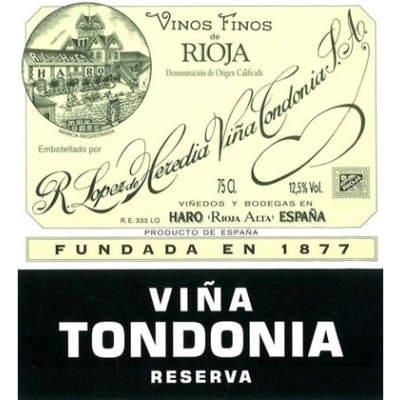 Lopez de Heredia Vina Tondonia Rioja Reserva 2006 (6x75cl)