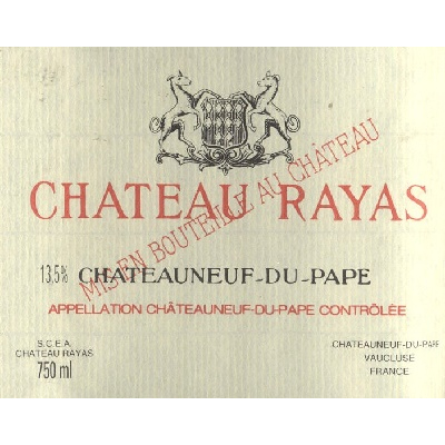 Chateau Rayas Chateauneuf-du-Pape Blanc 2002 (12x75cl)