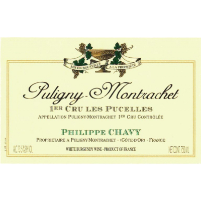 Philippe Chavy Puligny-Montrachet 1er Cru Pucelles 2018 (6x75cl)