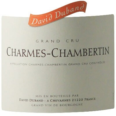 David Duband Charmes-Chambertin Grand Cru 2022 (3x75cl)