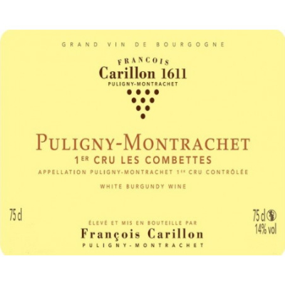 Francois Carillon Puligny-Montrachet 1er Cru Les Combettes 2022 (6x75cl)