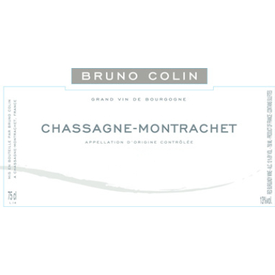 Bruno Colin Chassagne Montrachet Blanc 2018 (12x75cl)