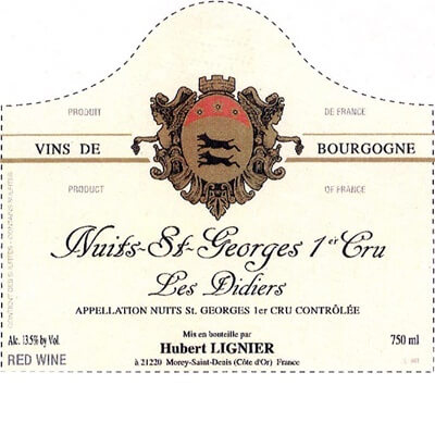 Hubert Lignier Nuits-Saint-Georges 1er Cru Les Didiers 2011 (5x75cl)