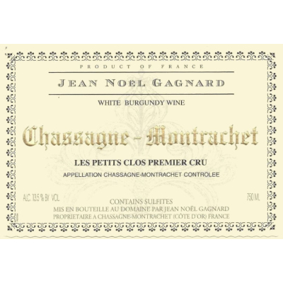 Jean Noel Gagnard Chassagne Montrachet 1er Cru Les Petits Clos 2022 (6x75cl)