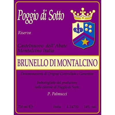 Poggio di Sotto Brunello di Montalcino Riserva 2019 (3x75cl)