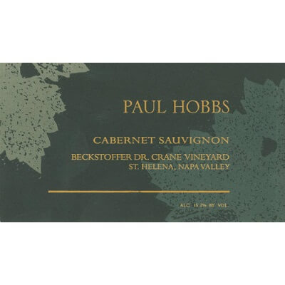 Paul Hobbs Cabernet Sauvignon Beckstoffer Dr Crane 2019 (1x75cl)