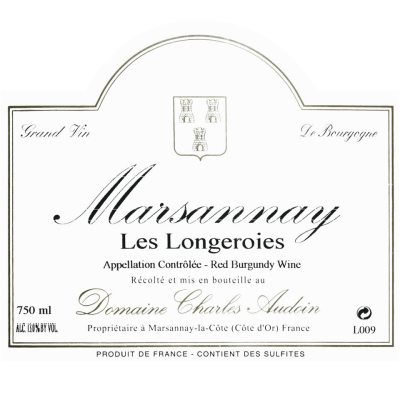 Charles Audoin Marsannay Les Longeroies 2022 (6x75cl)
