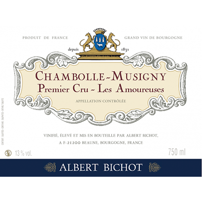 Albert Bichot Chambolle-Musigny 1er Cru Les Amoureuses 2013 (6x75cl)