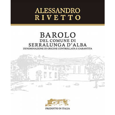 Rivetto Barolo del Comune di Serralunga d'Alba 2017 (1x300cl)