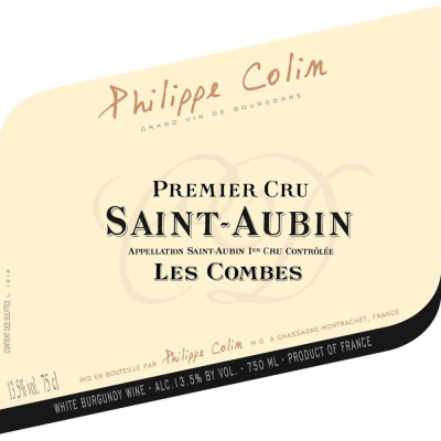 Philippe Colin Saint-Aubin 1er Cru Les Combes 2022 (6x75cl)