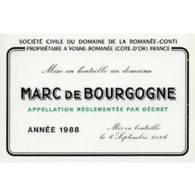 Domaine de la Romanee-Conti Marc de Bourgogne 2000 (6x70cl)
