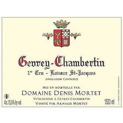 Denis Mortet Gevrey-Chambertin 1er Cru Lavaux Saint-Jacques 2018 (6x75cl)