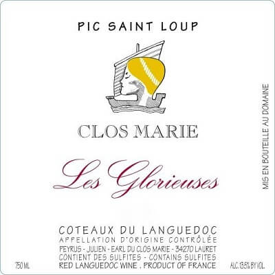 Clos Marie Pic-Saint-Loup Glorieuses 2000 (1x150cl)