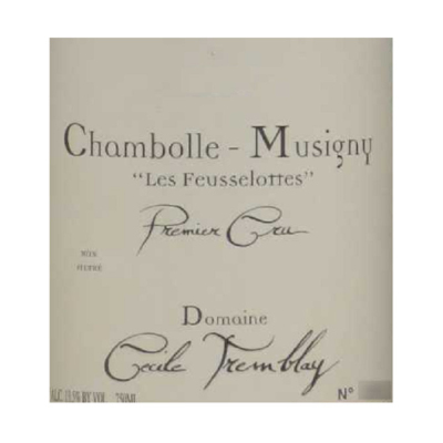 Cecile Tremblay Chambolle-Musigny 1er Cru Les Feusselottes 2022 (2x75cl)