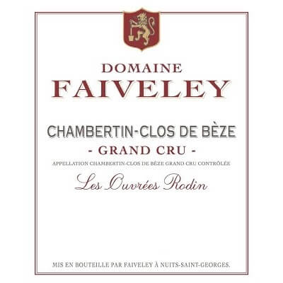 Faiveley Chambertin-Clos-de-Beze Grand Cru Les Ouvrees Rodin 2022 (6x75cl)