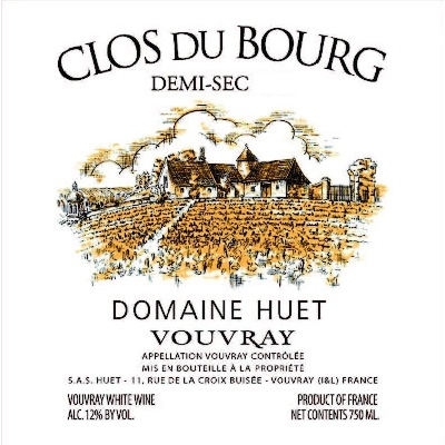 Huet Vouvray Clos du Bourg Demi-Sec 2015 (6x75cl)