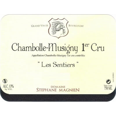 Stephane Magnien Chambolle-Musigny 1er Cru Les Sentiers 2022 (6x75cl)