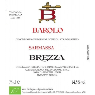 Brezza Barolo Sarmassa 2009 (12x75cl)