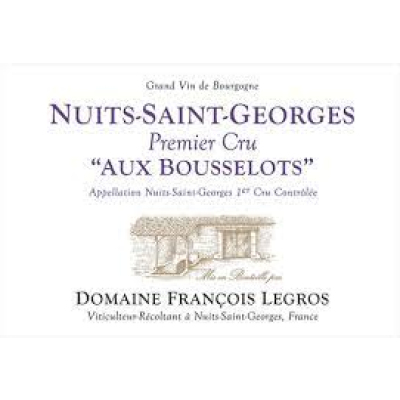 Francois Legros Nuits-Saint-Georges 1er Cru Bousselots 2019 (6x75cl)