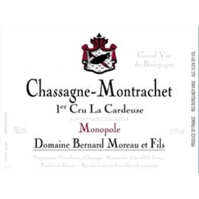 Alex Moreau Chassagne-Montrachet 1er Cru La Cardeuse Rouge 2022 (6x75cl)