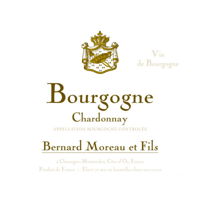 Bernard Moreau Bourgogne Chardonnay 2018 (12x75cl)