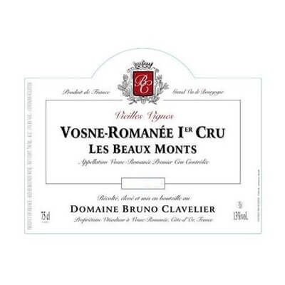 Bruno Clavelier Vosne-Romanee 1er Cru Les Beaux Monts Vv 2022 (6x75cl)