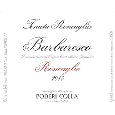 Poderi Colla Barbaresco Roncaglie 2016 (1x300cl)