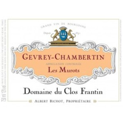 Clos Frantin (Albert Bichot) Gevrey-Chambertin Les Murots 2022 (6x75cl)