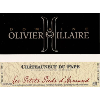 Olivier Hillaire Chateauneuf Du Pape Les Petits Pieds d'Armand 2013 (12x75cl)