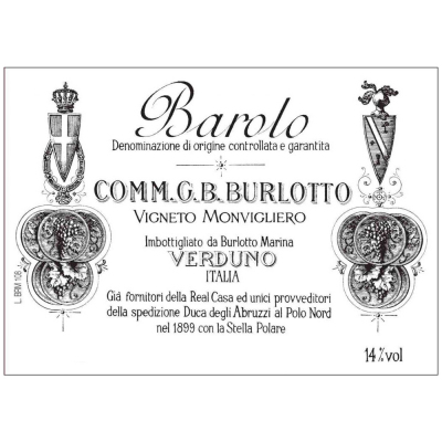 Burlotto Barolo Monvigliero 1996 (1x300cl)